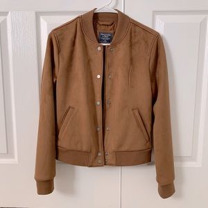 Abercrombie faux suede jacket